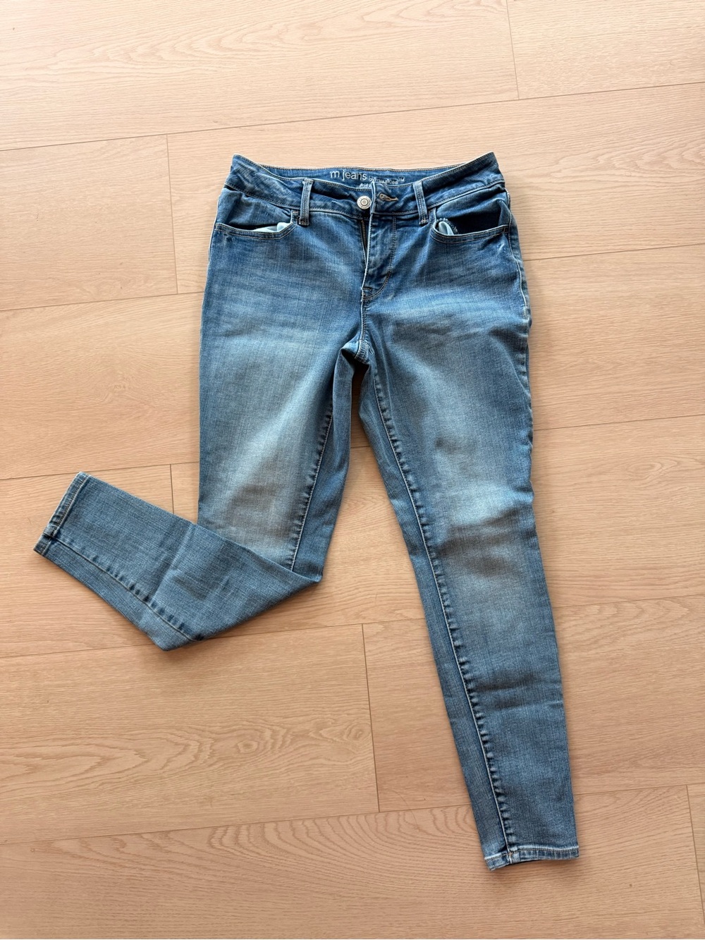 Maurices Light Wash Skinny Jeans